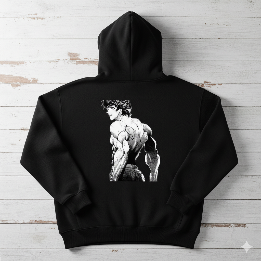 Vintage Wash Aesthetic Hoodie (Black)